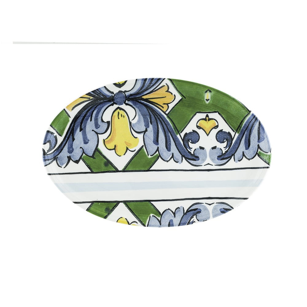 E-shop Keramický servírovací tanier Villa Altachiara Taormina, 40 x 25 cm