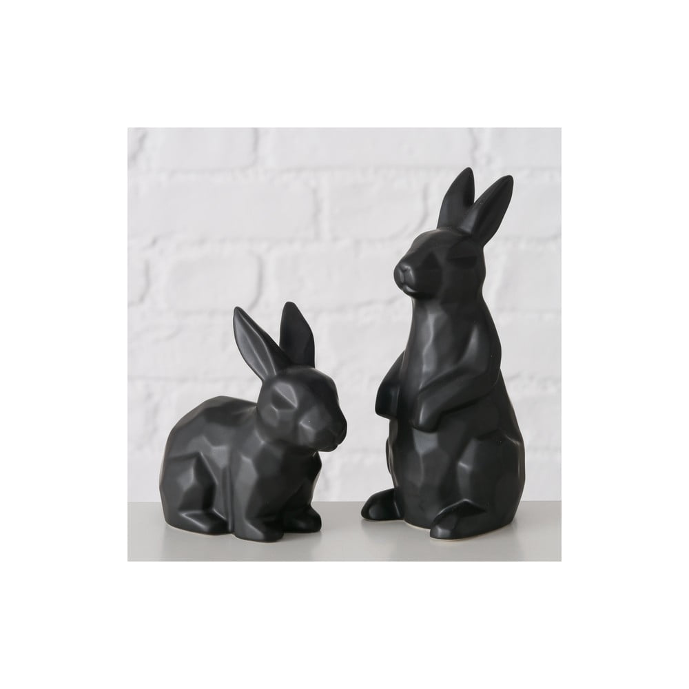 E-shop Porcelánové sošky v tvare zajaca v súprave 2 ks Torin - Boltze
