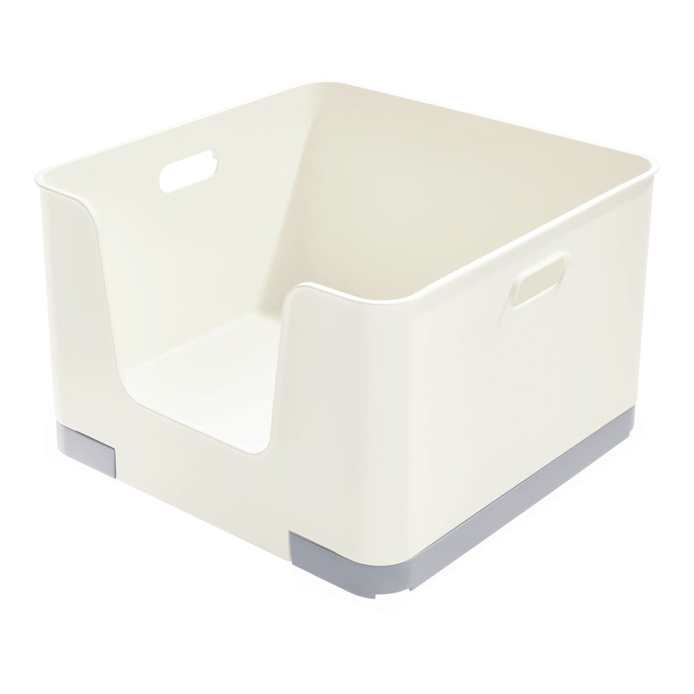 E-shop Biely úložný box iDesign Eco Open, 39 x 39 cm