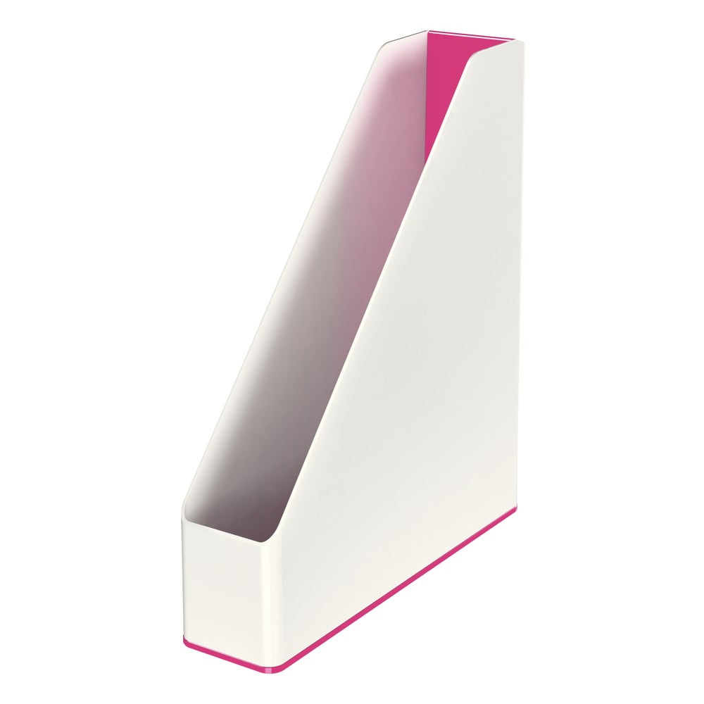 E-shop Bielo-ružový stojan na časopisy Leitz WOW