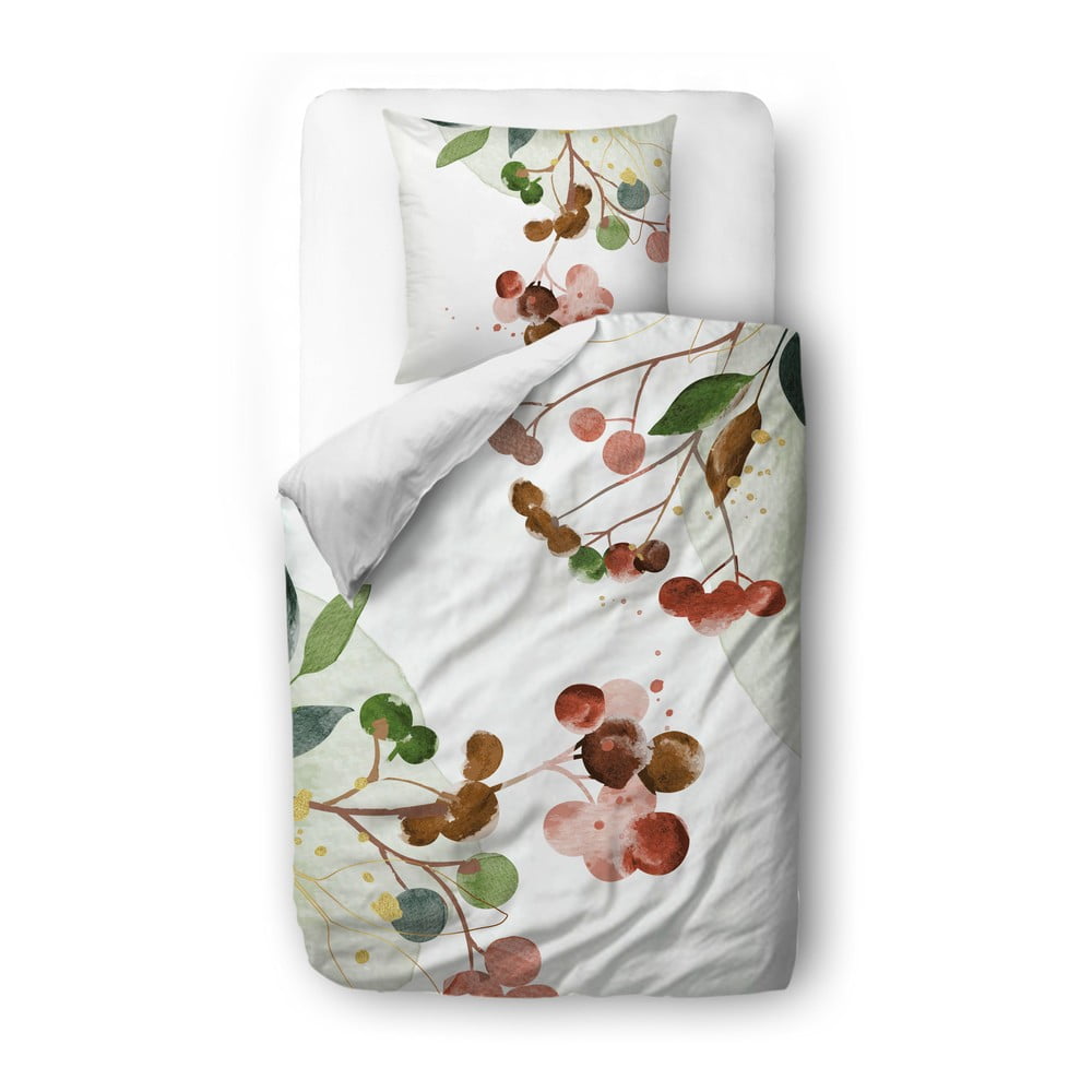 E-shop Bavlnená saténová posteľná bielizeň Butter Kings Magic Berries, 135 x 200 cm