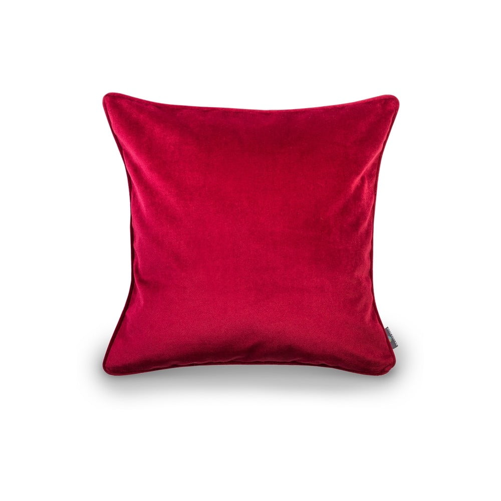 E-shop Červená obliečka na vankúš WeLoveBeds Elegant Burgundy, 50 × 50 cm