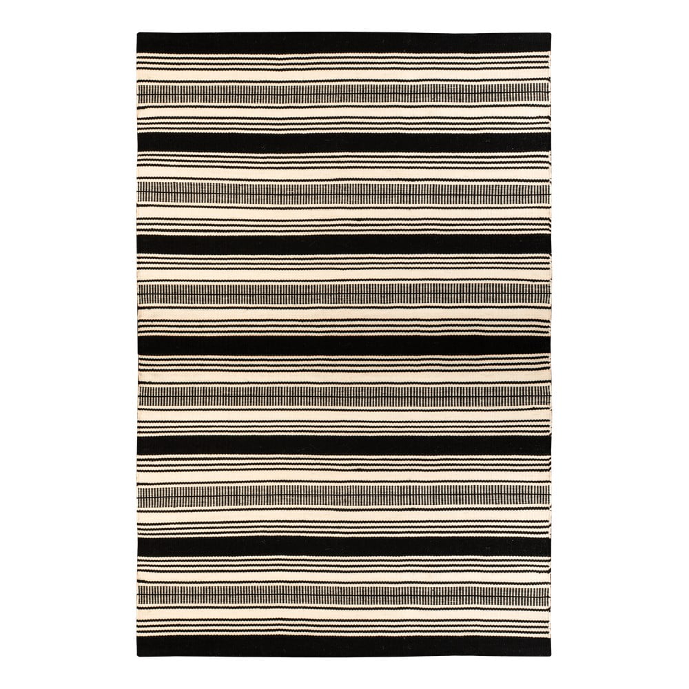 E-shop Čierno-biely obojstranný vonkajší koberec z recyklovaného plastu Green Decore Zambezi, 160 x 230 cm