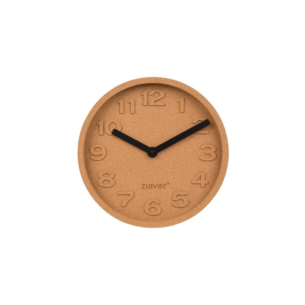 E-shop Korkové nástenné hodiny Zuiver Cork, ø 31 cm