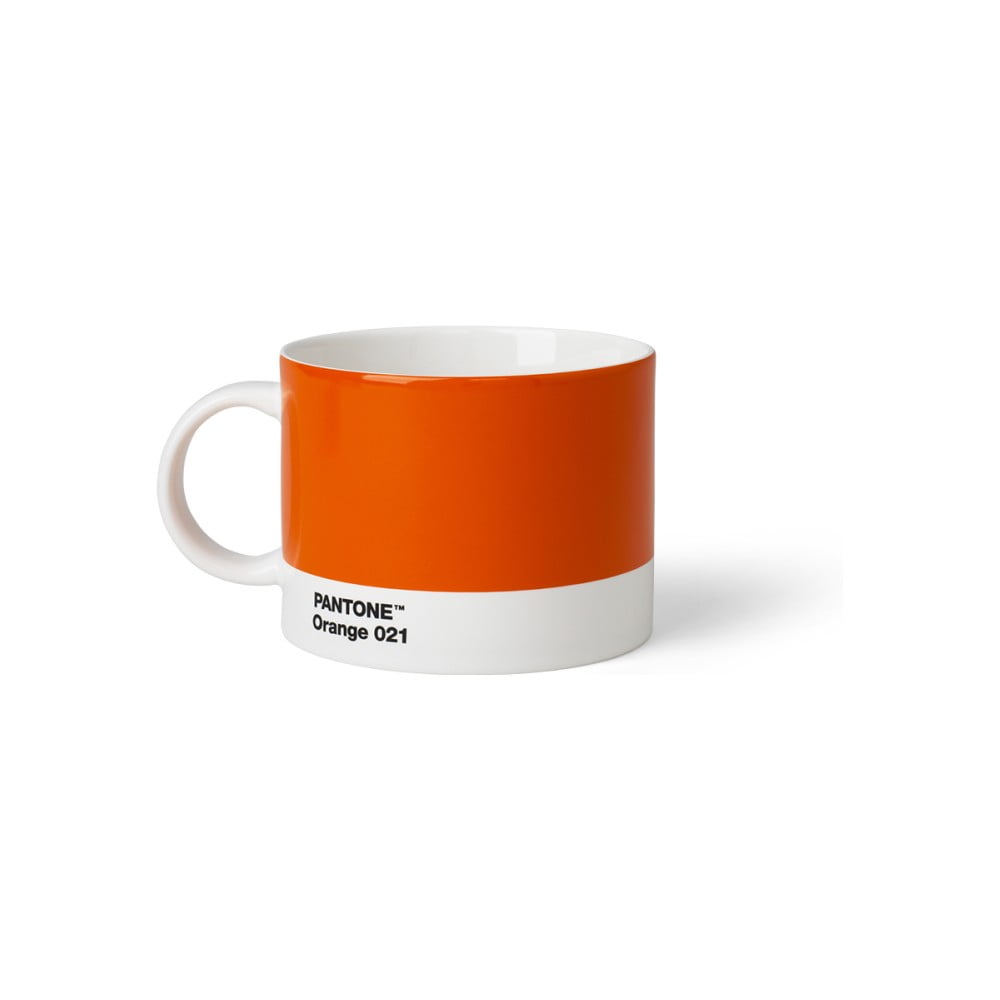 Obrázok Oranžový hrnček na čaj Pantone, 475 ml