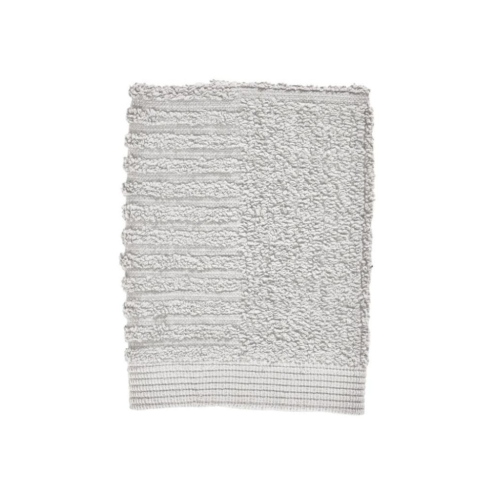 E-shop Svetlosivý uterák zo 100 % bavlny na tvár Zone Classic Soft Grey, 30 × 30 cm