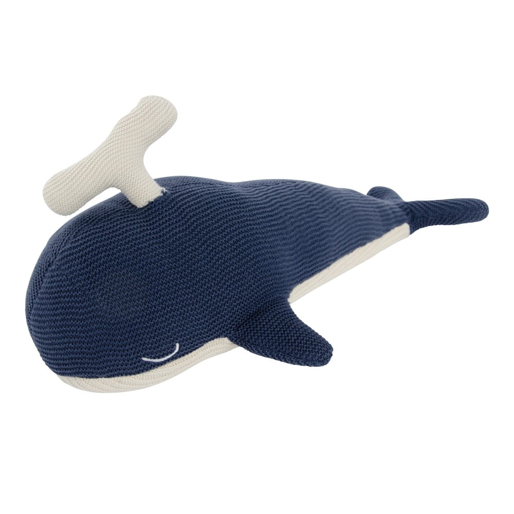 E-shop Modro-biela maznacia hračka Kindsgut Whale