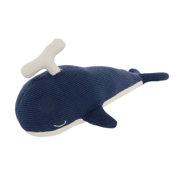 Modro-biela maznacia hračka Kindsgut Whale