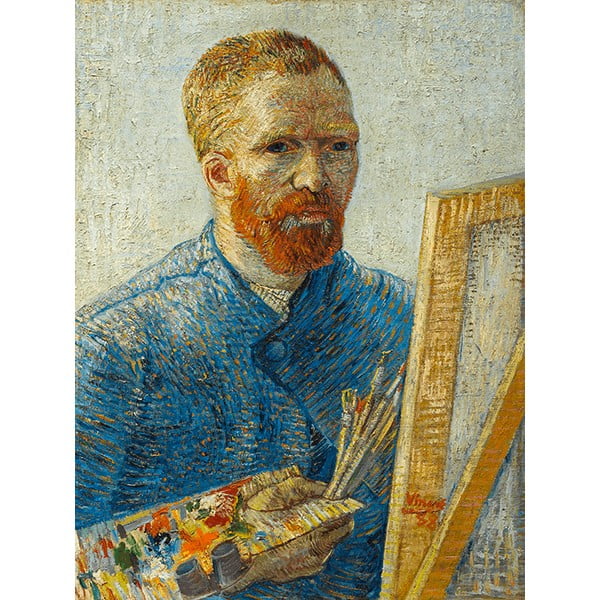 Reprodukcia obrazu Vincent van Gogh - Self-Portrait as a Painter, 60 x 45 cm