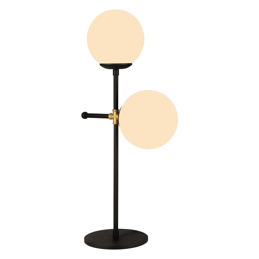E-shop Čierna stolová lampa Squid Lighting Kruva, výška 55 cm