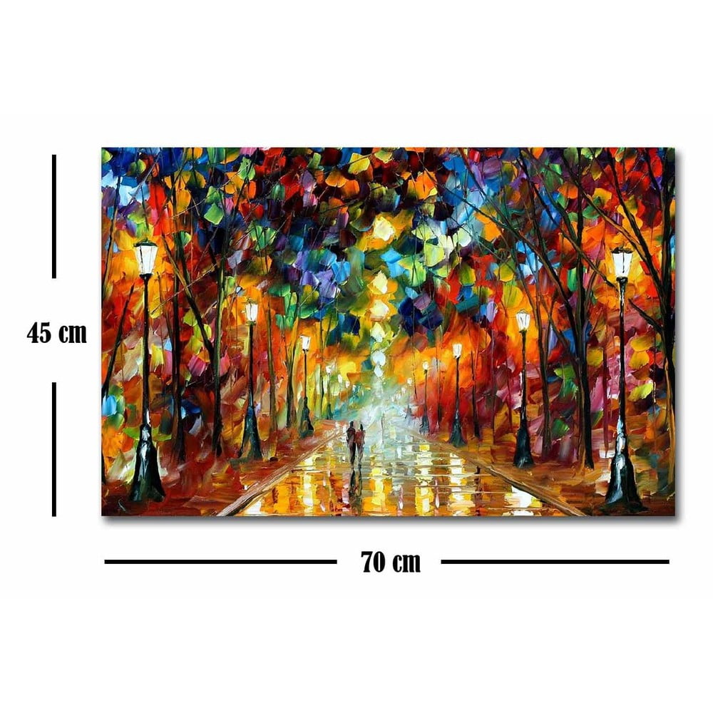 Obrázok Nástenná reprodukcia na plátne Leonid Afremov, 70 × 45 cm