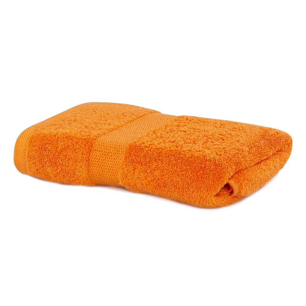 E-shop Oranžový uterák DecoKing Marina, 50 × 100 cm