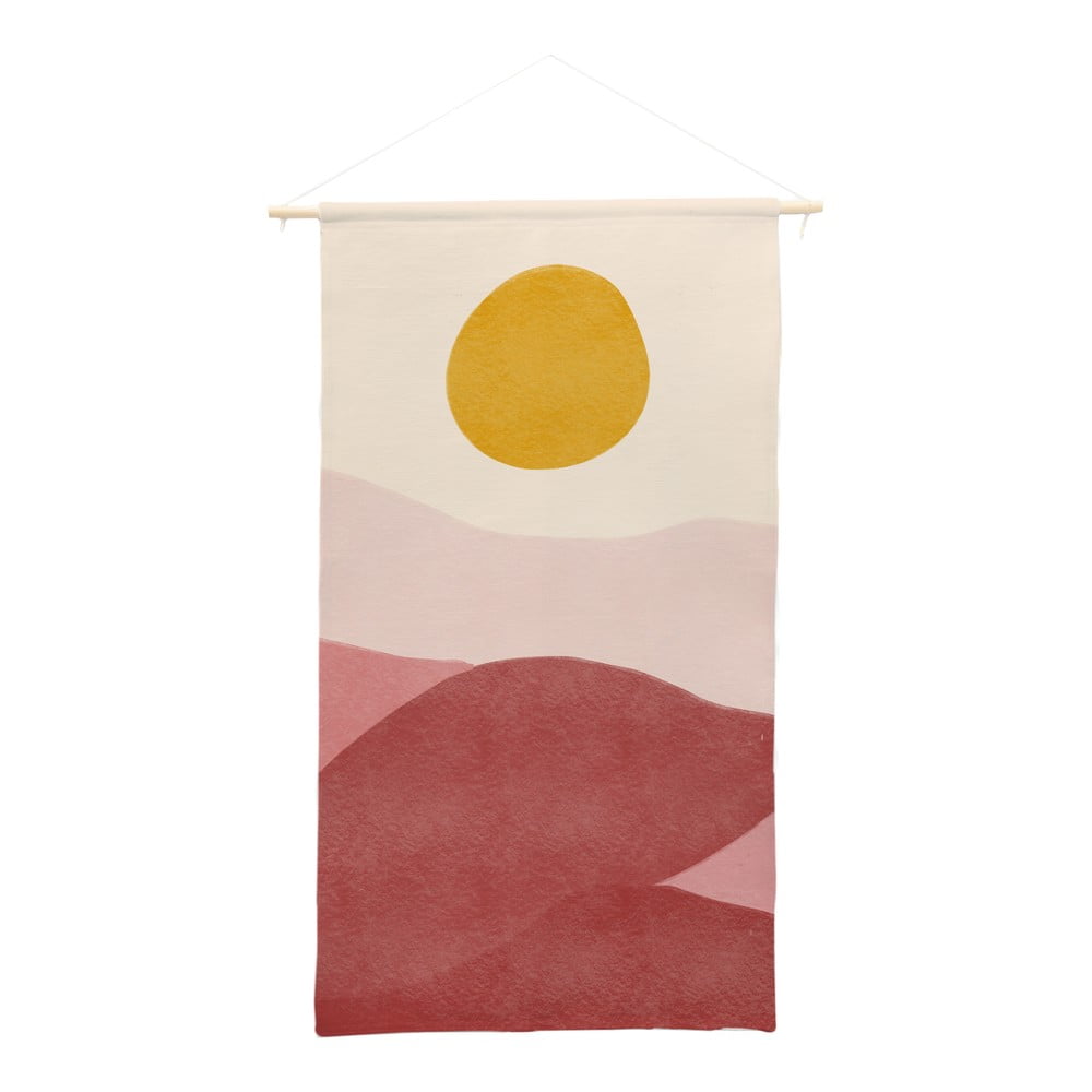 E-shop Textilná nástenná dekorácia Surdic Sunset, 90 x 140 cm