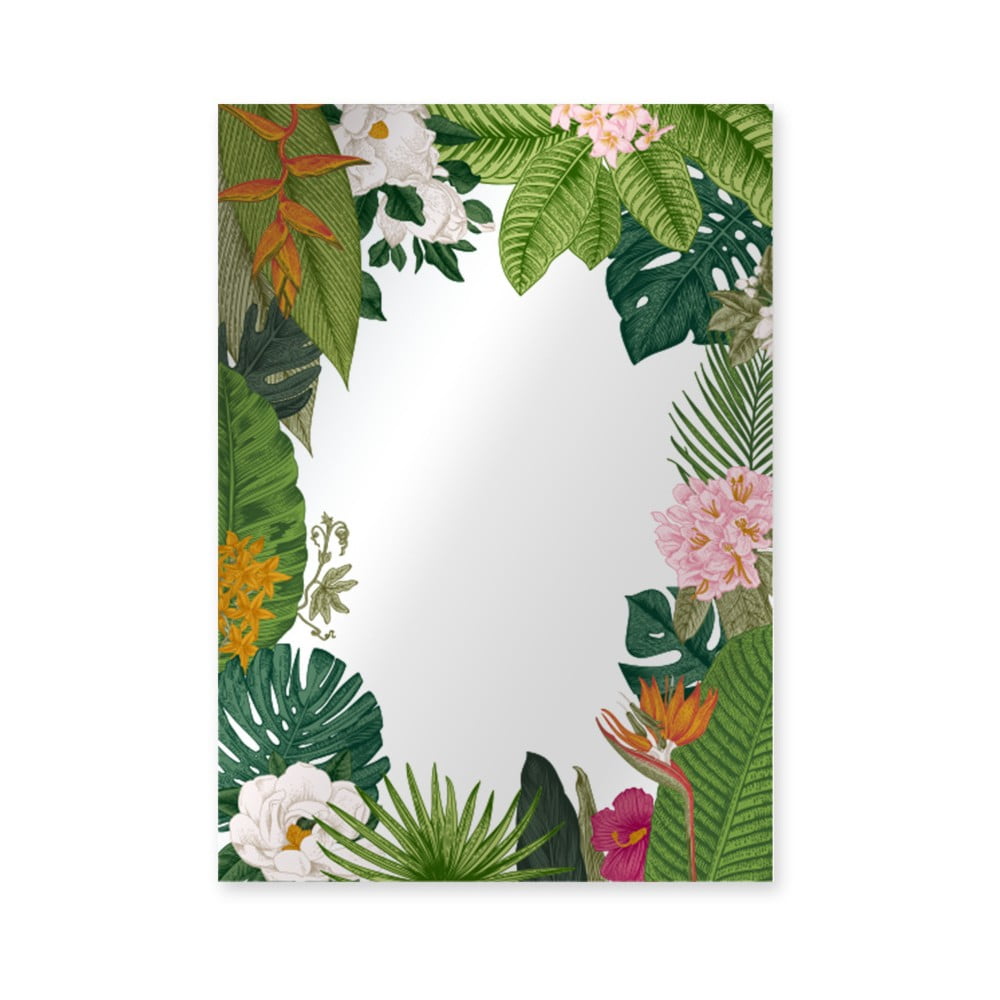 E-shop Nástenné zrkadlo Surdic Espejo Decorado Tropical Frame, 50 × 70 cm