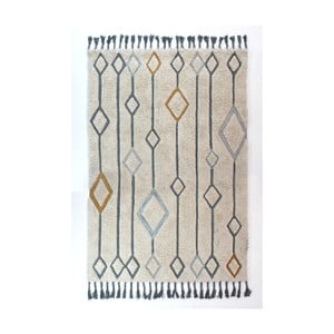 Béžový ručne tkaný koberec Flair Rugs Solitaire Beau, 160 × 230 cm
