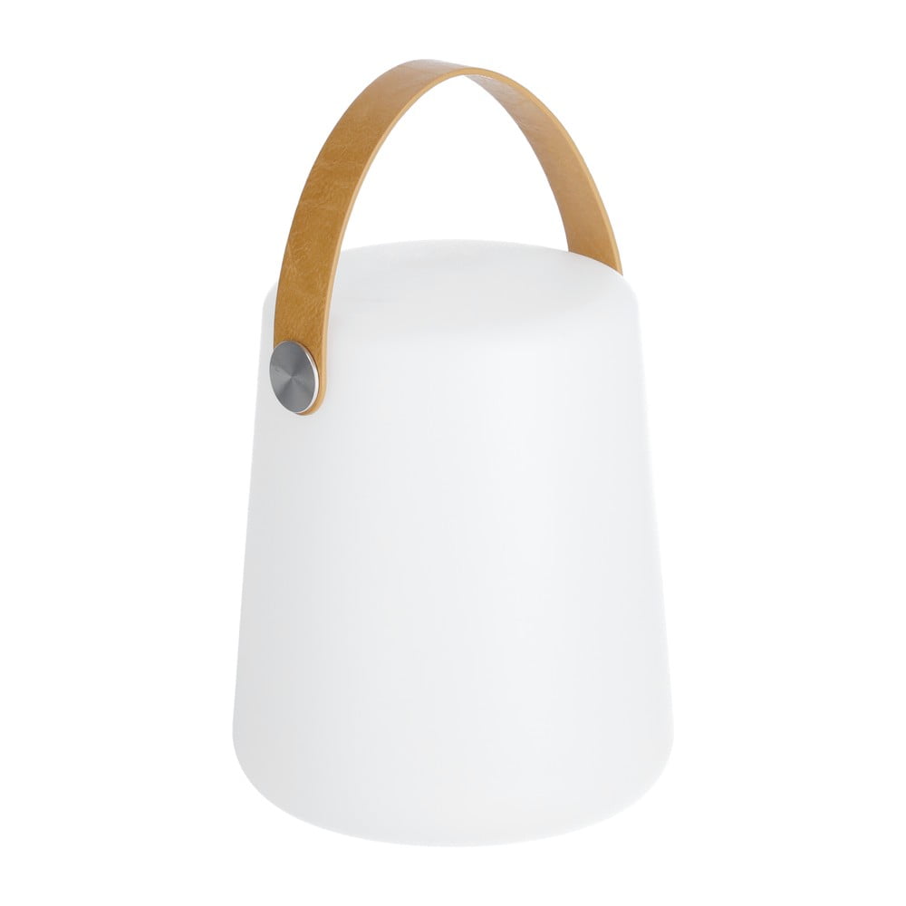 E-shop Bielo-hnedá vonkajšia lampa Kave Home Dialma