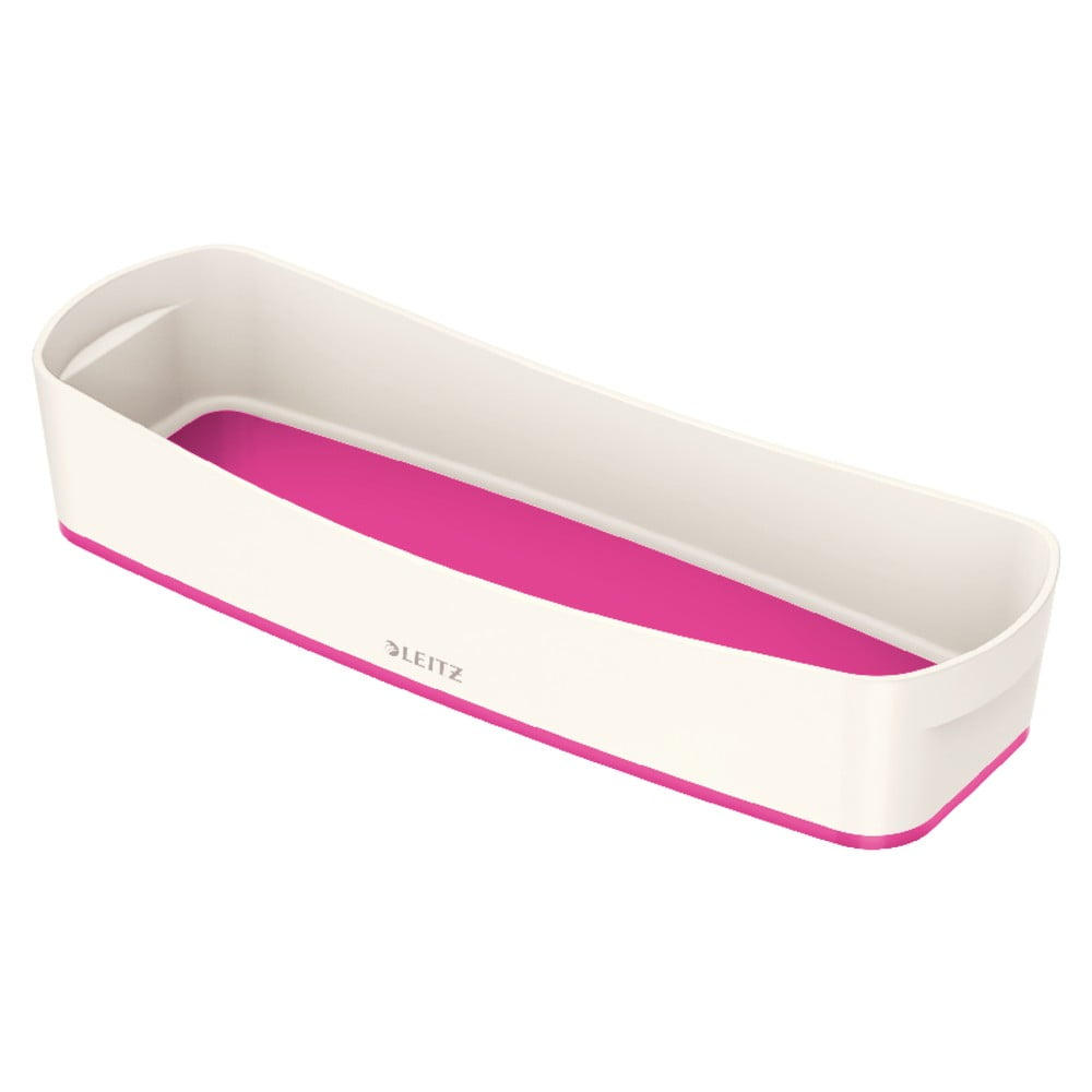 E-shop Bielo-ružový stolový organizér Leitz MyBox, dĺžka 31 cm