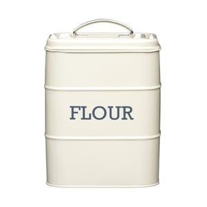 Krémová plechová dóza Kitchen Craft Flour