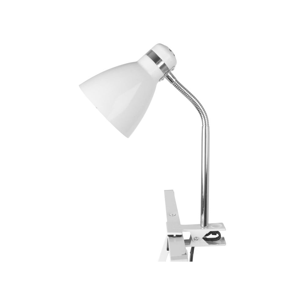 E-shop Biela lampa so svorkou Leitmotiv ETH Clip