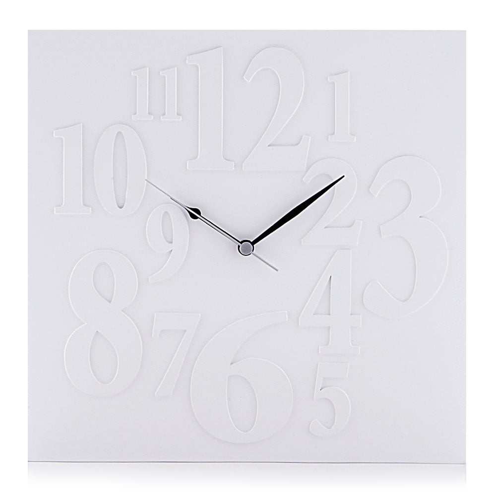 E-shop Biele nástenné hodiny Tomasucci Mi× White