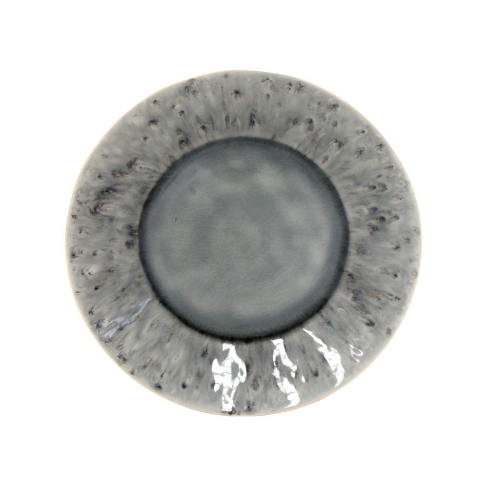 Sivý kameninový tanier Costa Nova Madeira, ⌀ 21 cm
