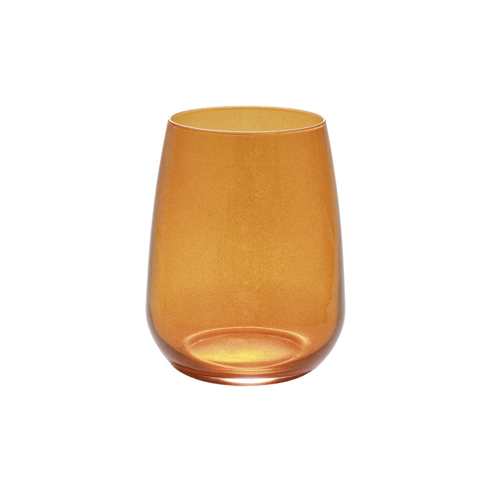 E-shop Súprava 6 oranžových pohárov Villa Altachiara Glitter