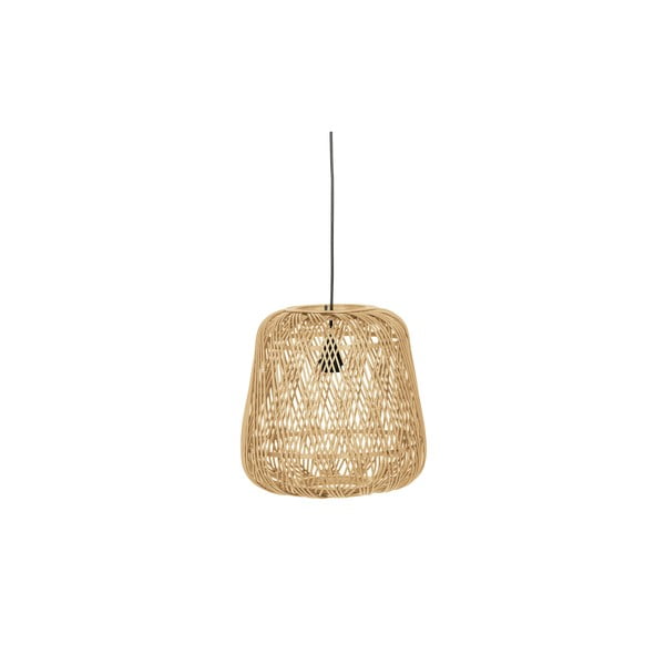 Prírodná závesná lampa z bambusu WOOOD Moza, ø 36 cm