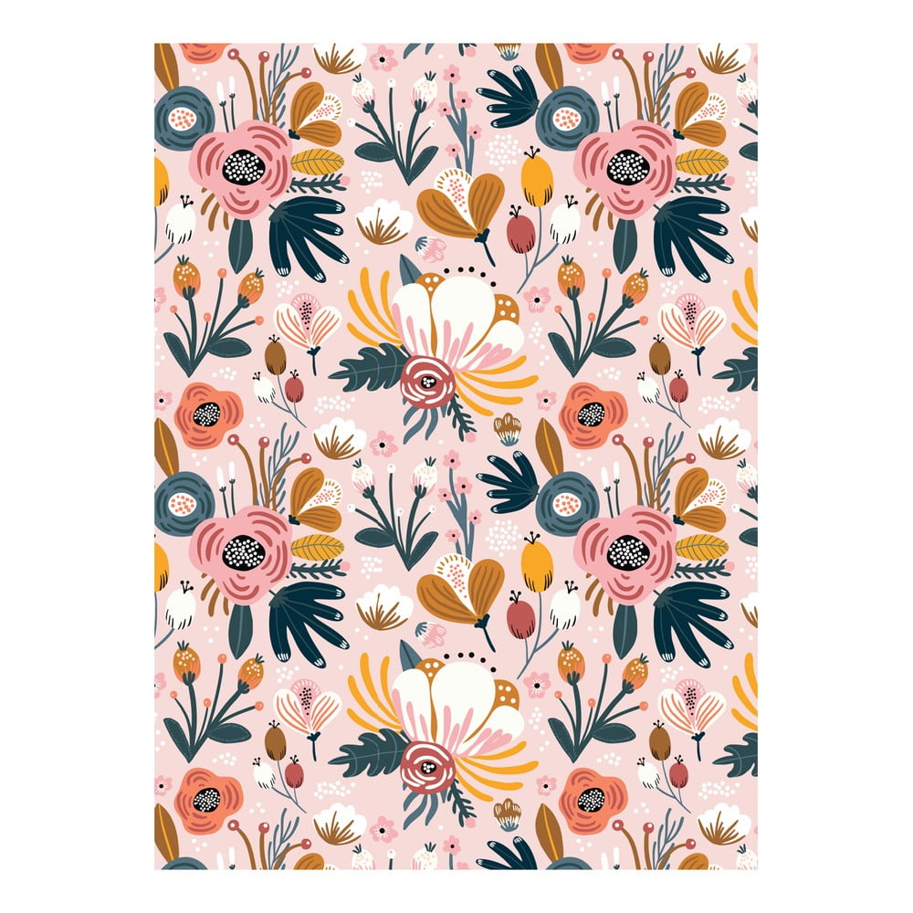 E-shop Baliaci papier eleanor stuart Floral No. 1 Pink