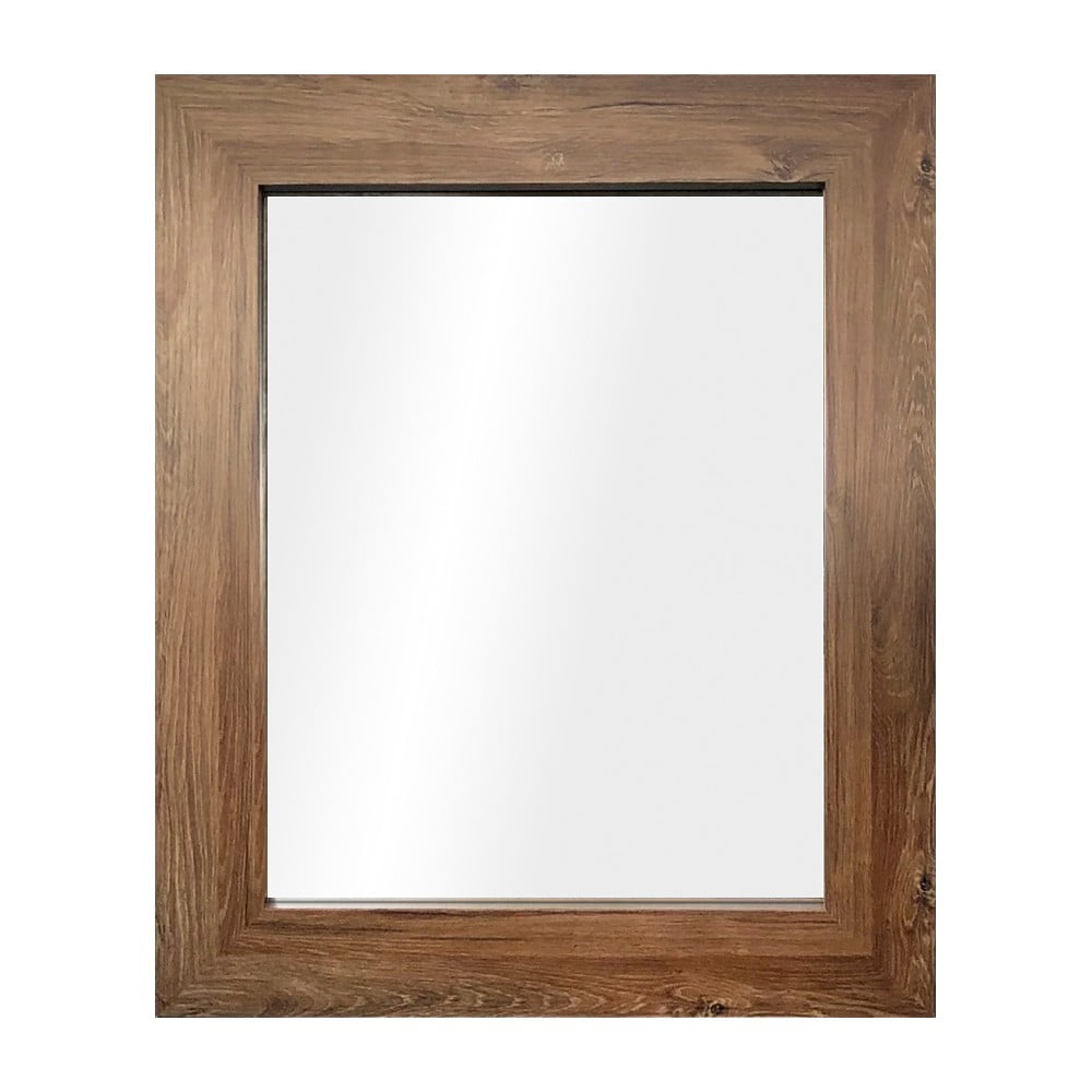 E-shop Nástenné zrkadlo v hnedom ráme Styler Jyvaskyla, 60 x 86 cm