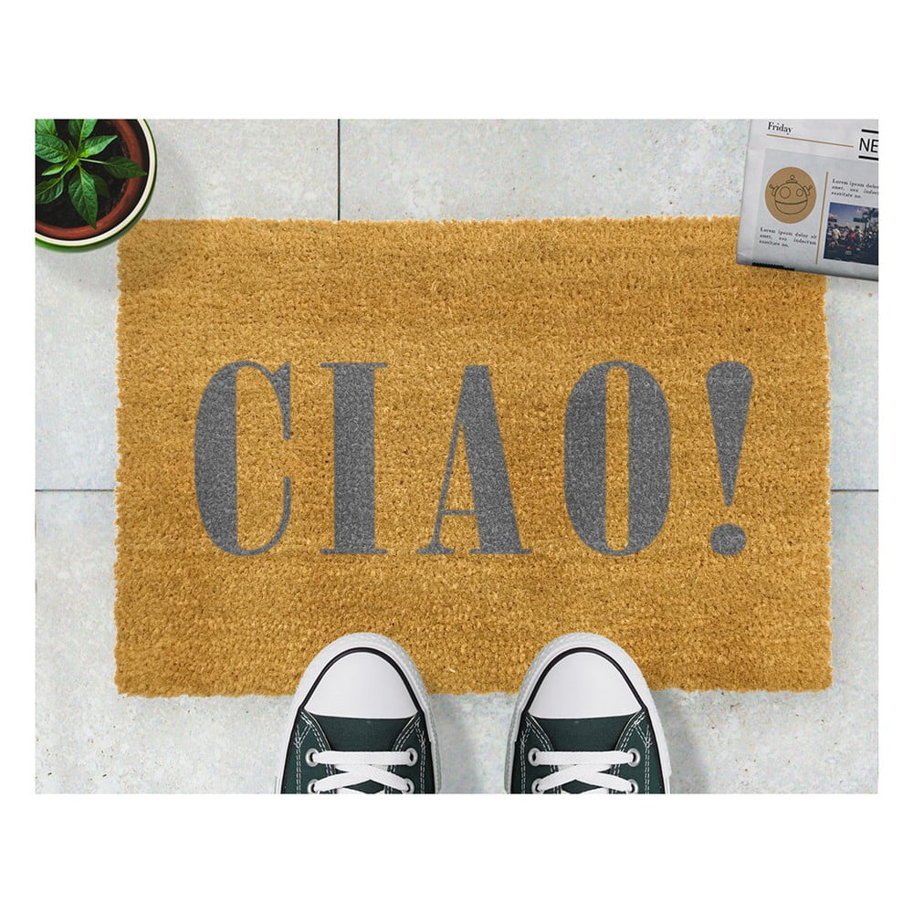 Obrázok Rohožka Artsy Doormats Ciao Grey, 40 × 60 cm