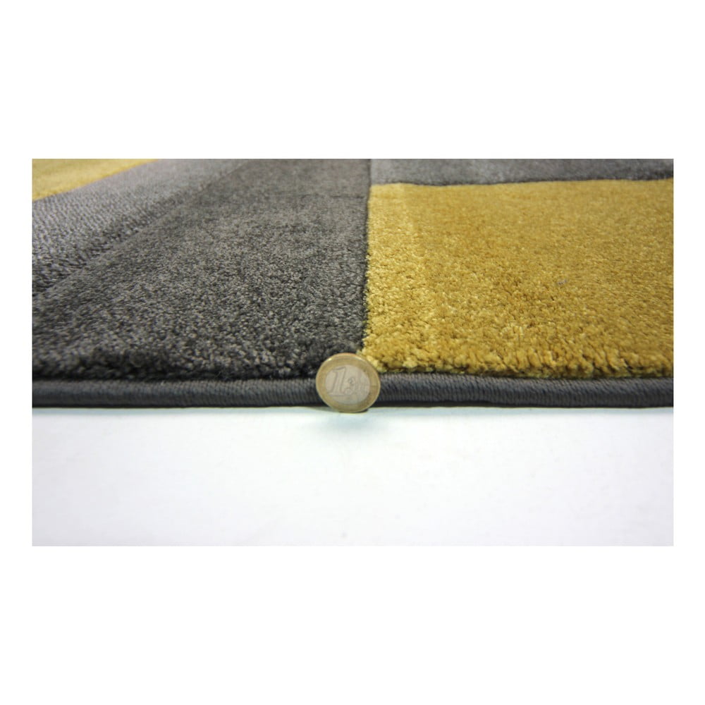 Obrázok Koberec Flair Rugs Cosmos Grey Ochre, 80 × 150 cm