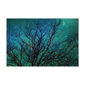 Obraz na plátne Marmont Hill Arbre Turquoise, 61 × 41 cm