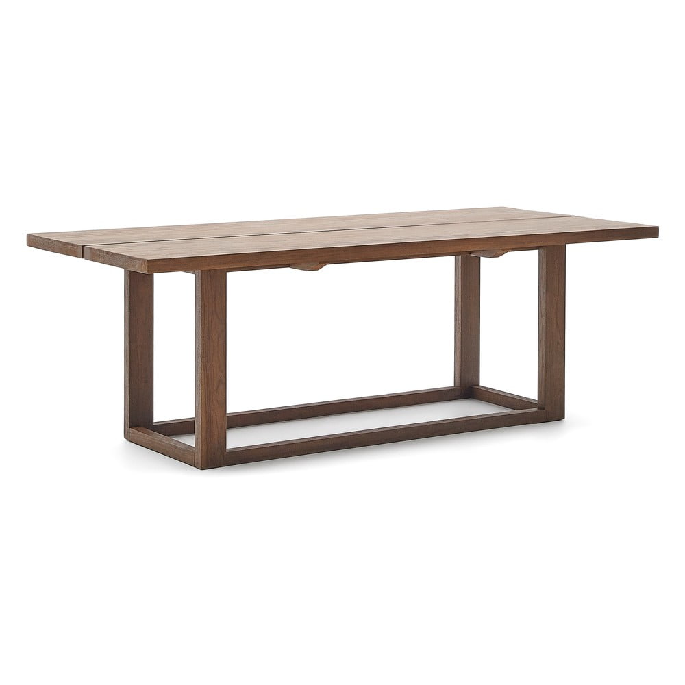 Jedálenský stôl z teakového dreva v prírodnej farbe 100x220 cm Sashi – Kave Home
