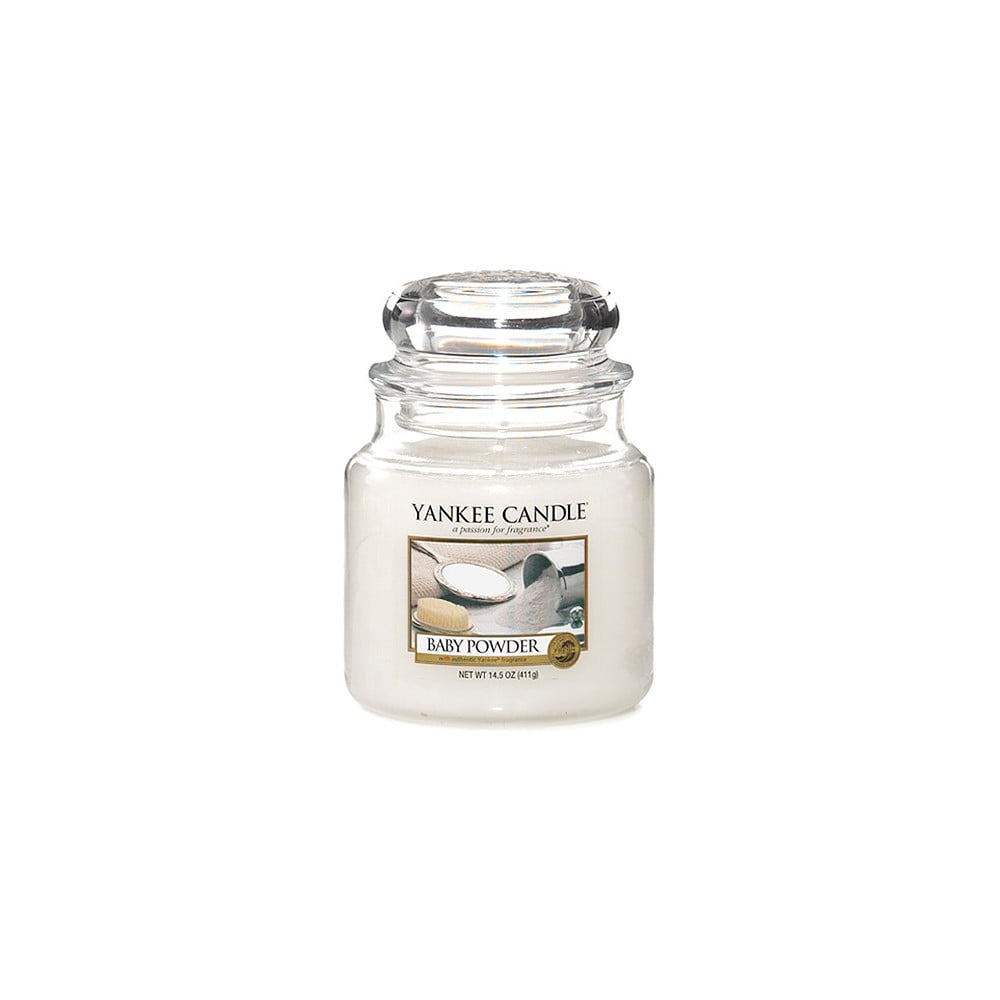 Obrázok YANKEE CANDLE 1122151 SVIECKA BABY POWDER/STREDNA