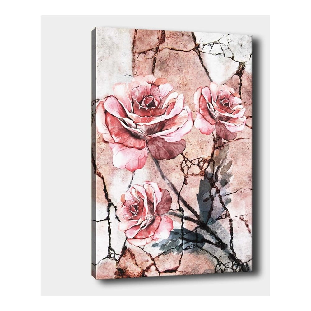 E-shop Nástenný obraz na plátne Tablo Center Lonely Roses, 40 × 60 cm