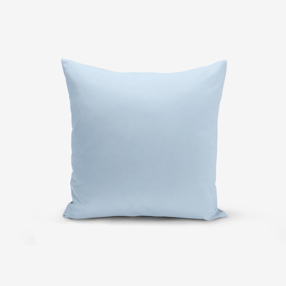 E-shop Modrá obliečka na vankúš Minimalist Cushion Covers Düz, 45 × 45 cm