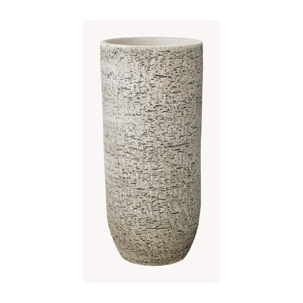Sivá keramická váza Big pots Portland, výška 50 cm