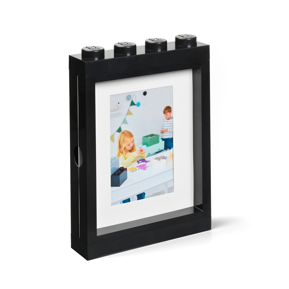 E-shop Čierny rámček na fotku LEGO®, 19,3 x 26,8 cm