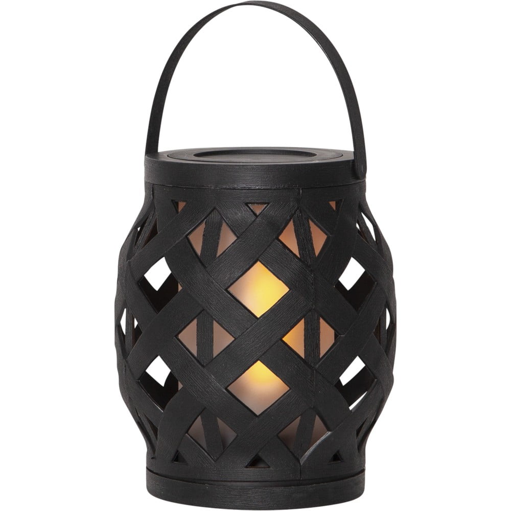 Obrázok Čierny lampáš Best Season Flame Lantern, 14 x 16 cm