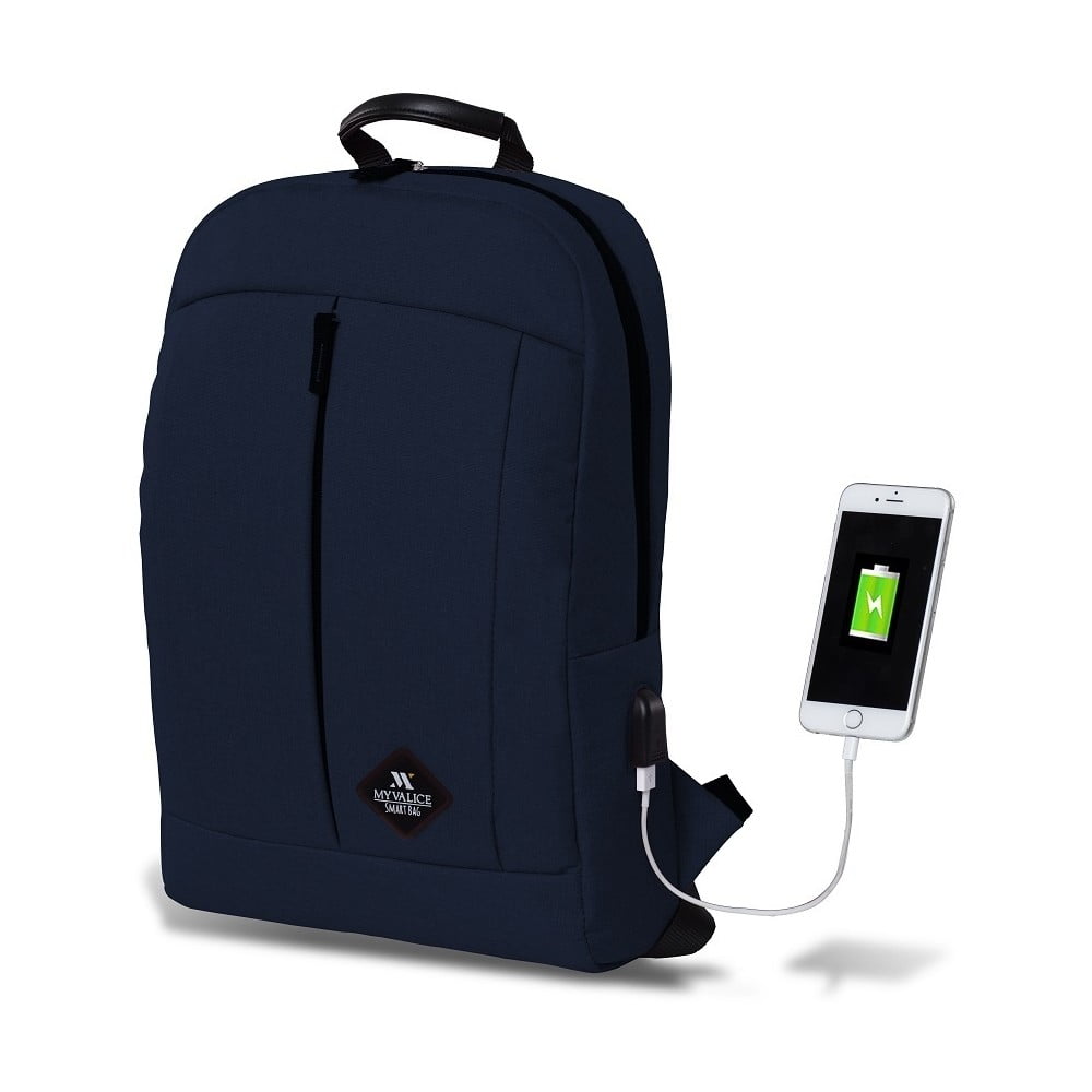 Obrázok Tmavomodrý batoh s USB portom My Valice GALAXY Smart Bag