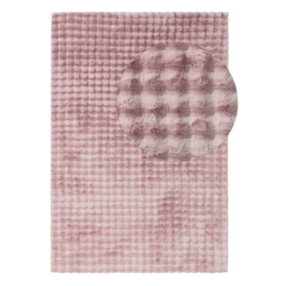 Ružový prateľný koberec 200x290 cm Bubble Pink – Mila Home