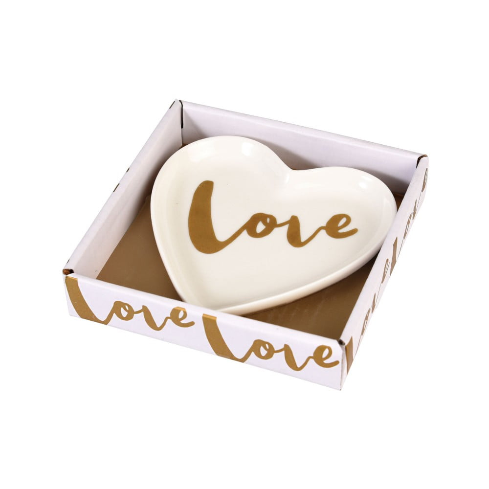 E-shop Ozdobný porcelánový tanierik Rex London Love Heart