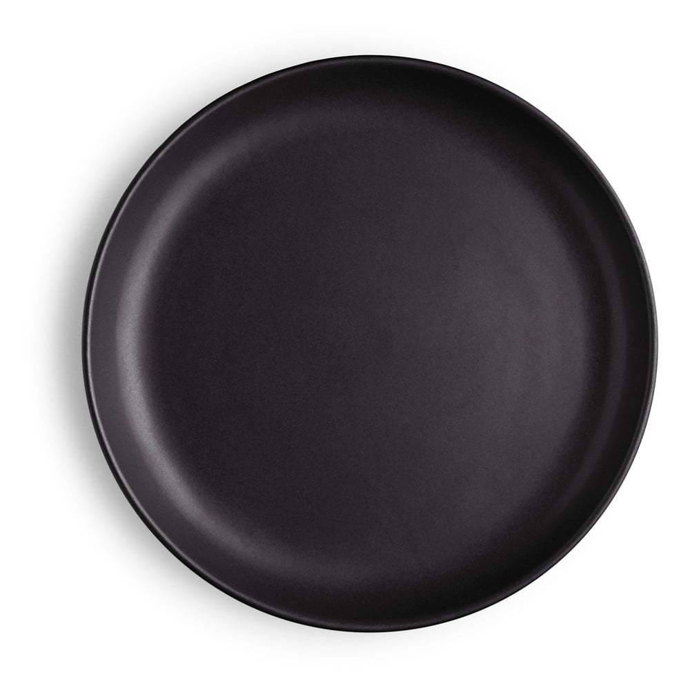E-shop Čierny kameninový tanier Eva Solo Nordic, 17 cm