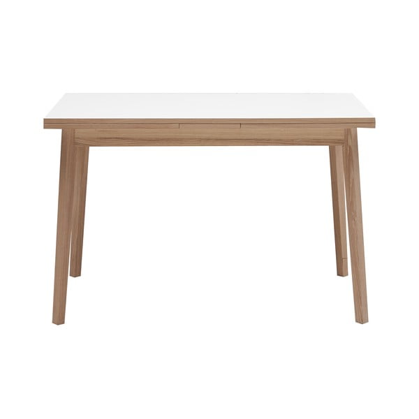 Rozkladací jedálenský stôl s bielou doskou Hammel Single, 120 x 80 cm