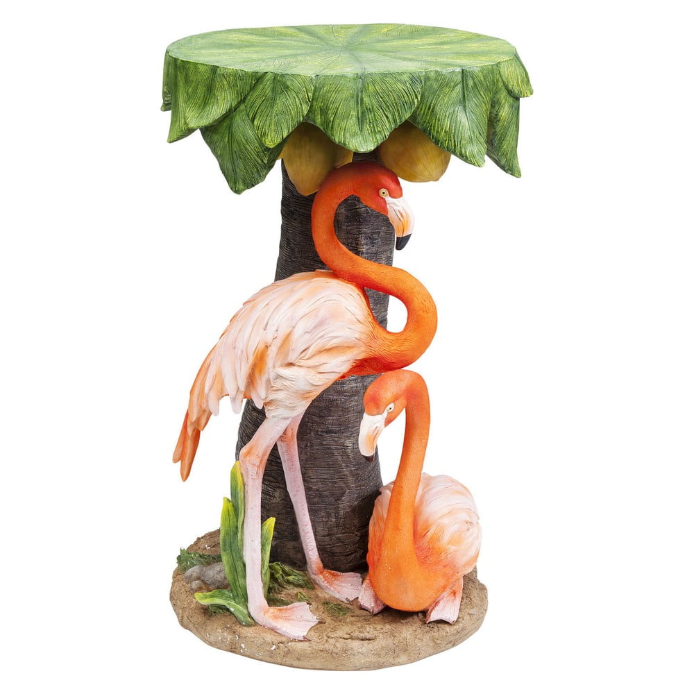 Obrázok Dizajnový odkladací stolík Kare Design Animal Flamingo, ø 36 cm