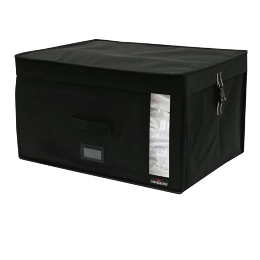 E-shop Čierny úložný box s vákuovým obalom Compactor Infinity, objem 150 l