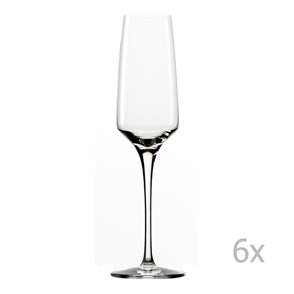 Sada 6 pohárov na šampanské Stölzle Lausitz Experience Flute, 188 ml