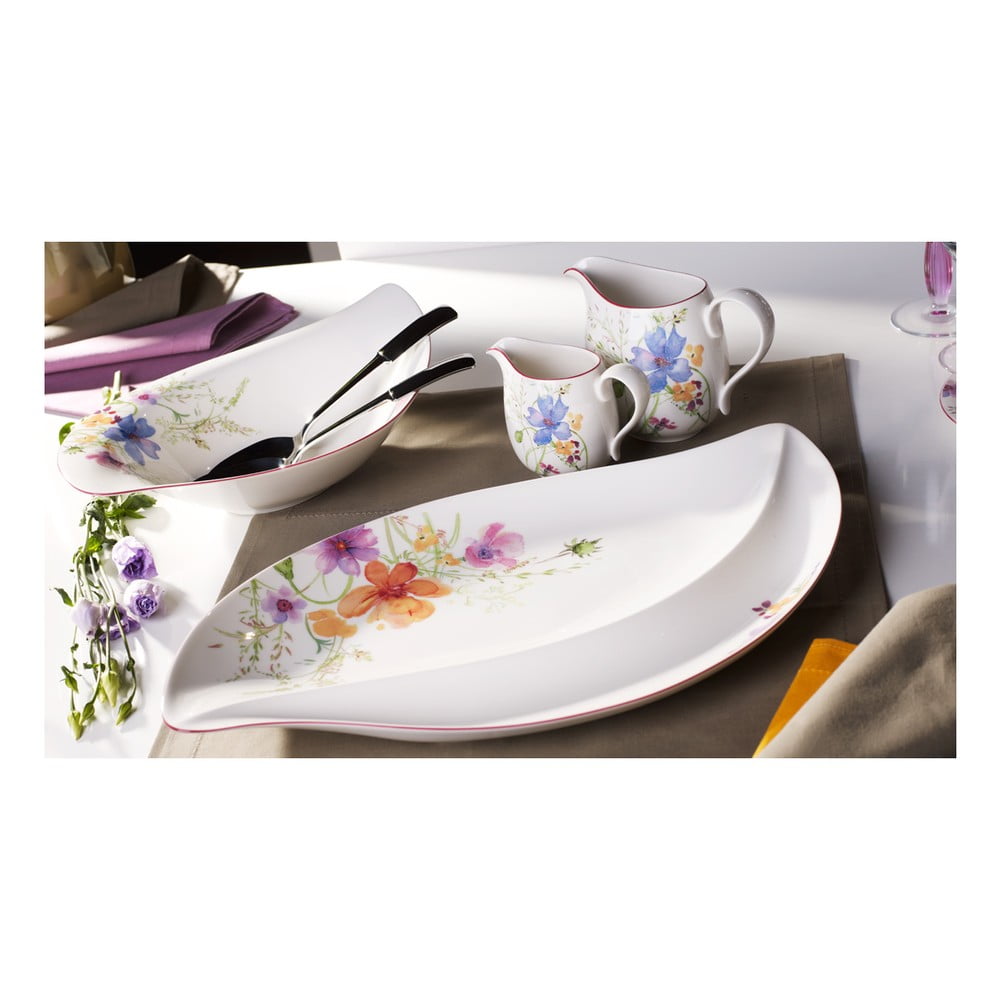 Obrázok Porcelánový servírovací tanier s motívom kvetín Villeroy & Boch Mariefleur Serve, 50 x 30 cm