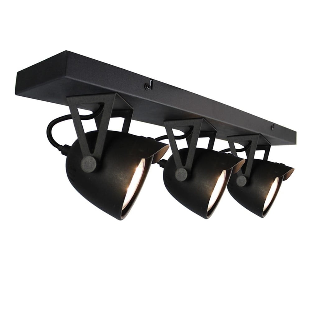 E-shop Čierne nástenné svietidlo LABEL51 Spot Moto Cap Tres