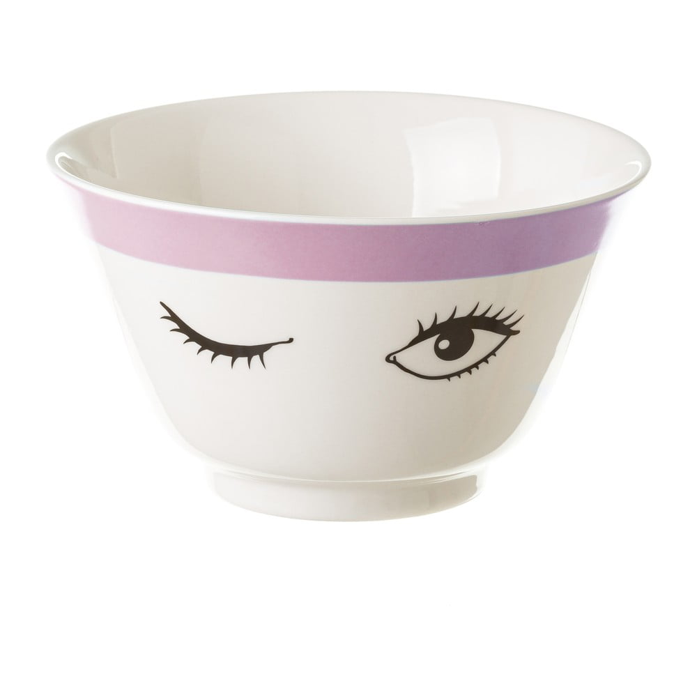 Obrázok Porcelánová miska Unimasa Pink Dreameyes, 750 ml